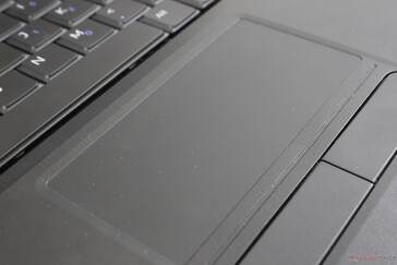La superficie del Clickpad es más rugosa que la de la mayoría de los portátiles y es más difícil de usar
