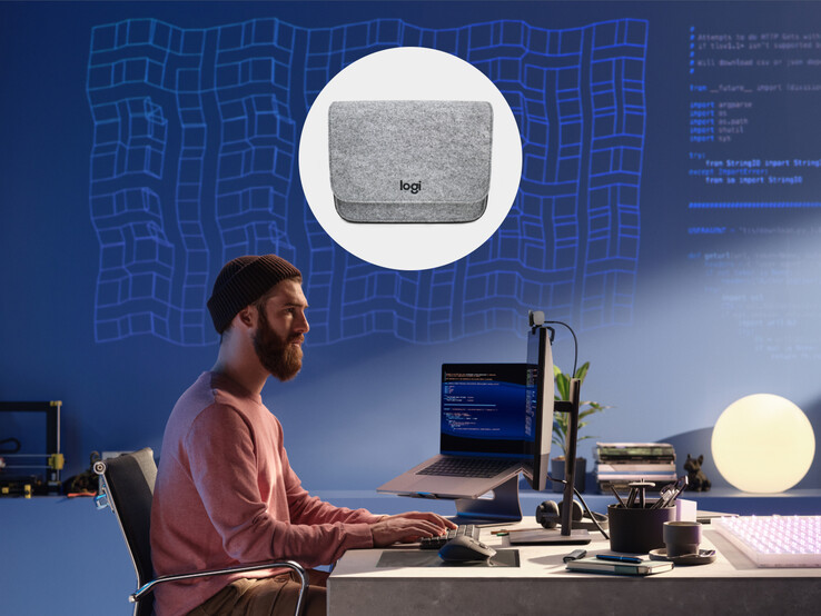Logitech incluye una funda de transporte de regalo con los pedidos realizados en su página Web. (Fuente de la imagen: Logitech)