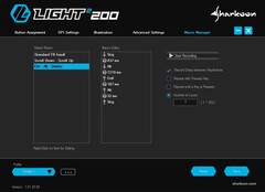 Sharkoon Light² 200 ratón ultra ligero para juegos software - Administrador de Macro