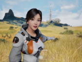 En Susurros de la estrella, la historia gira en torno a un astronauta varado en un misterioso planeta alienígena: Gaia. (Fuente de la imagen: Steam)