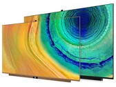 Un televisor inteligente Huawei con pantalla completa flotante haría que los delgados biseles del X65 se vieran gruesos. (Fuente de la imagen: Huawei)
