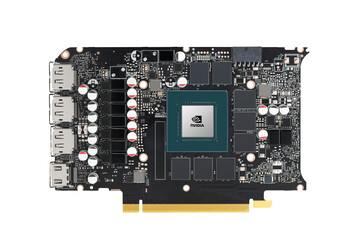 PCB GeForce RTX 3060 Ti de NVIDIA. (Fuente de la imagen: NVIDIA)