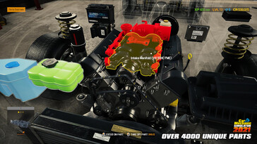 En la imagen: una captura de pantalla del juego «Car Mechanic Simulator 2021».