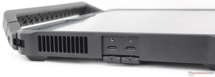 Izquierda: 2x USB-C 3.2 Gen. 2 con Thunderbolt 4 + DisplayPort + Power Delivery