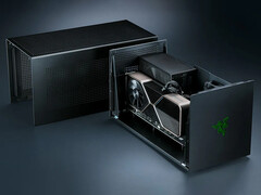 La Core X V2 cuesta 350 dólares. En la imagen: la carcasa de la eGPU. (Fuente de la imagen: Razer)