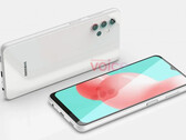 Un reciente renderizado de Galaxy A32. (Fuente: Voz)