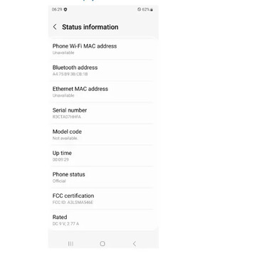 Más "Galaxy A54" especificaciones se filtran a través de una presentación de la FCC. (Fuente: FCC)