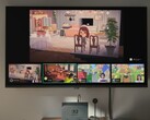 GameChat de Switch 2 mostrado en un televisor