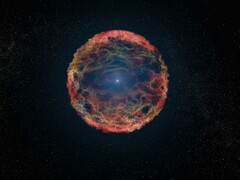Una imagen que muestra la supernova SN 1993J.