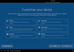 Vista previa interna de Windows 10 Construir 20231 configuración inicial del dispositivo (Fuente: Blog de la experiencia de Windows)