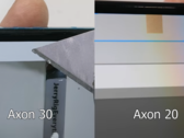 El UDC del Axon 30 frente al del 20. (Fuente: JerryRigEverything)