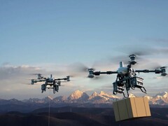 FlyCart 100: Drone para cargas pesadas. (Fuente de la imagen: DJI)