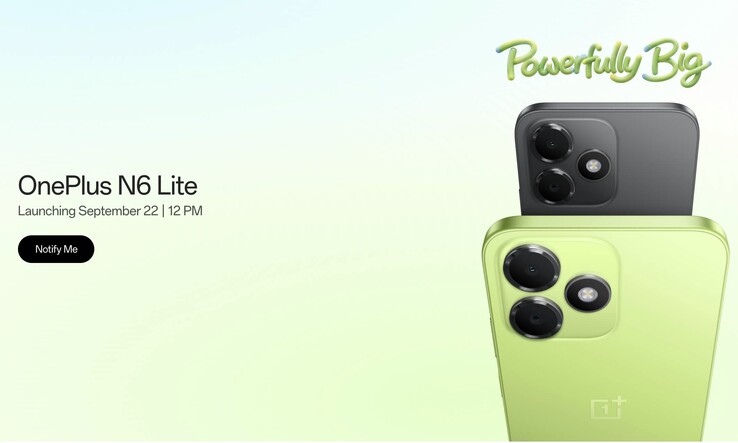El OnePlus N6 Lite está disponible en negro y verde.