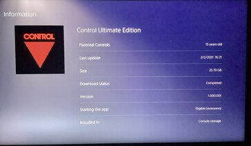 Control en la PS5. (Fuente de la imagen: vía Reddit u/Hunbbel)