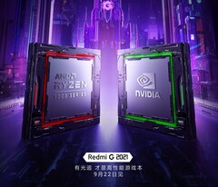 El Redmi G (2021) contará con una RTX 3060 y una CPU AMD Ryzen serie 5000. (Fuente: Redmi)