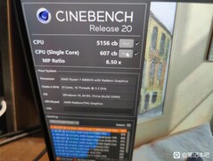 ROG Flow X13 con Ryzen 7 6800HS y LPDDR5-6400 - Cinebench R20. (Fuente de la imagen: HXL en Twitter)