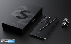 El Galaxy S22 Ultra será el próximo smartphone estrella de Samsung. (Fuente de la imagen: LetsGoDigital)