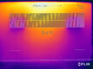 Temperaturas superficiales, prueba de esfuerzo (abajo)