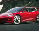 El Tesla Model 2 podría venir con células LFP de carga rápida (imagen renderizada: Autocar)