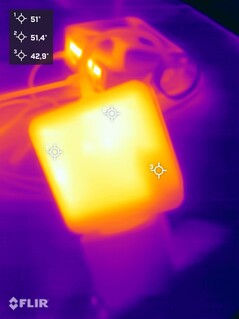 Fuente de alimentación durante la prueba de resistencia