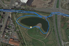 Prueba de GPS: Huawei Mate 20 – Ciclismo alrededor de un lago