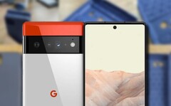 La serie Google Pixel 6 ha adoptado una interesante solución para la carcasa de la cámara. (Fuente de la imagen: Weibo/OnLeaks - editado)