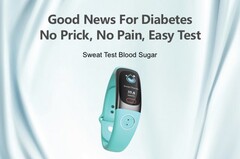 El Hela Bio Smartwatch puede supuestamente monitorear los niveles de azúcar en la sangre a partir del sudor. (Fuente de la imagen: Hela Bio Smart Watch)