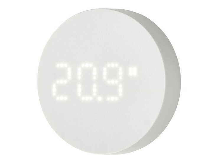 El sensor de temperatura/humedad Timmerflotte de IKEA, inteligente. (Fuente de la imagen: IKEA)