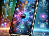 Apple el iPhone y la inteligencia artificial (imagen generada por DALL-E 3)