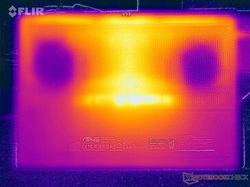 Prueba de tensión de temperaturas superficiales (abajo)