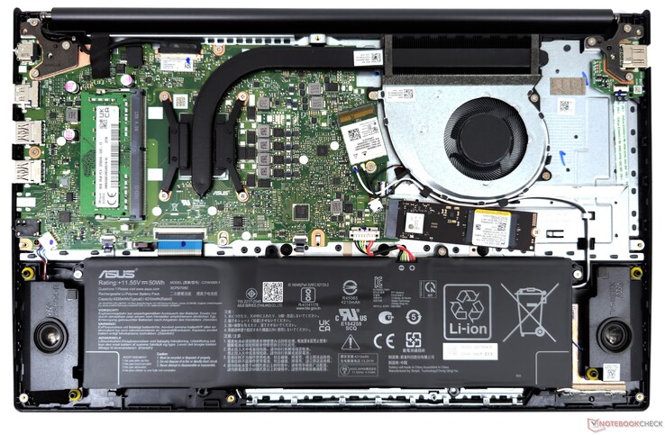 Asus VivoBook 15X OLED M3504YA: Características internas