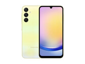 La Galaxy A25 5G en su acabado amarillo. (Fuente de la imagen: Digitec)