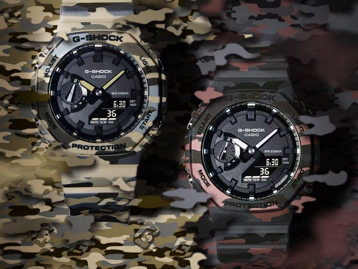 Los relojes de camuflaje Casio G-Shock