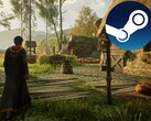 Hogwarts Legacy tiene alrededor de 30 horas de campaña principal. (Fuente de la imagen: Hogwarts Legacy en YouTube, Steam, editado)