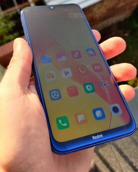 Uso de Redmi Note 8 en exteriores