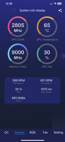 Xtreme Tuner Plus - control del sistema