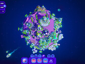 En Star Birds, de Kurzgesagt, usted extrae recursos de los asteroides y los utiliza para expandir su civilización de aves. (Fuente de la imagen: Steam)