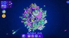 En Star Birds, de Kurzgesagt, usted extrae recursos de los asteroides y los utiliza para expandir su civilización de aves. (Fuente de la imagen: Steam)