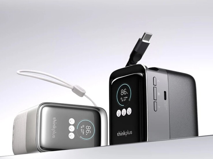 Banco de alimentación portátil de alta potencia Lenovo ThinkPlus con cable retráctil 190W 20K