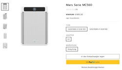 Configuraciones del Minisforum Mars Series MC560 (fuente: Minisforum)