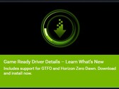 NVIDIA GeForce Game Ready Driver 497.29 - What's New, launched on December 20 2021 (Fuente: GeForce Experience app)