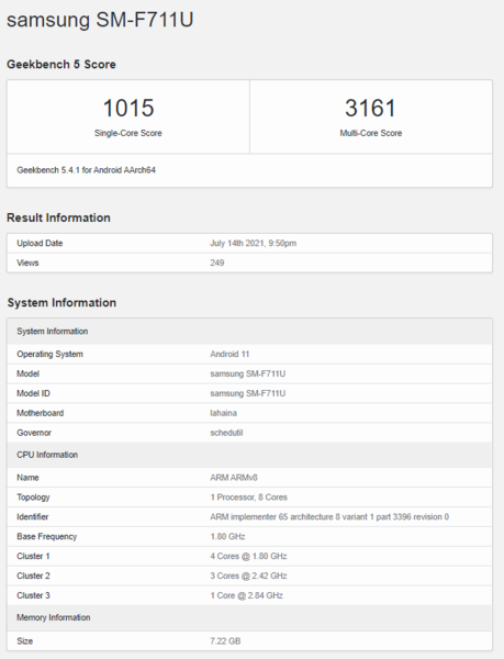 (Fuente de la imagen: Geekbench)