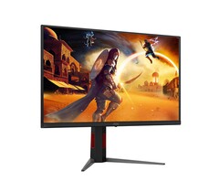 El monitor para juegos AOC Q27G4SMN de 27 pulgadas luce una pantalla mini LED de 300 Hz con 1.200 nits de brillo máximo HDR. (Fuente de la imagen: DisplaySpecifications)