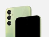 Un render de Galaxy A24. (Fuente: Gadgety)