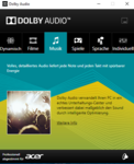 Dolby audio software