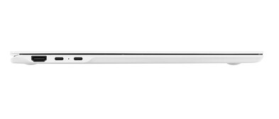 LG Gram Pro 360 - Izquierda - Salida HDMI, USB4 Tipo-C con Power Delivery y Thunderbolt 4. (Fuente de la imagen: LG)