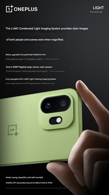 El tirador principal utilizará un sensor de 50 MP de Sony.