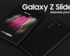 Un render de "Galaxy Z Slide". (Fuente: LetsGoDigital)