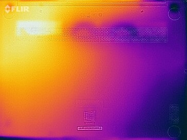 Prueba de tensión:  temperatura de superficie (abajo)