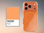El Apple iPhone 17 Pro también se ofrecerá en naranja. (Fuente de la imagen: @MysteryLupin / Pantone, editado)